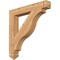 Ekena Millwork Funston Arts & Crafts Smooth Bracket, Western Red Cedar, 3 1/2"W x 26"D x 26"H BKT04X26X26FST03SWR - alternate 1